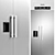 Miele Appliance Set: Refrigerator, Gas Cooktop, Hood, Oven & Coffeemaker 3D model small image 3