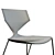 Sleek Quo 910.41 Bar Stool - Modern Style & Comfort 3D model small image 3