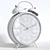 Vintage Retro Alarm Clock 3D model small image 2