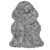 Modern Dark Gray Shag Rug 3D model small image 5