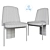 Elegante Virgin Dining Chair 3D model small image 3