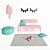 Sweet Shop Decor Set 3D model small image 2