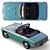 Vintage Honda S800 Cabriolet 3D model small image 3