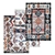 Luxury Rug Set: High-Quality Textures 3D model small image 1