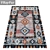 Luxury Rug Set: High-Quality Textures 3D model small image 2