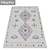 Luxury Set of 3 Carpets 3D model small image 2