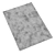 Contemporary Shaped Pelt Area Rug 3D model small image 4