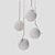 Gilded Stem Pendant Lamp 3D model small image 5