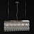 Elegant Crystal Pendant Lamp 3D model small image 2