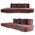 Modern Vray Sofa Design 3D model small image 4