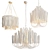 Elegant Tilda Chandeliers - 3 Types 3D model small image 3