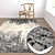 Premium Textured Carpet Set 3D model small image 5