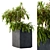 Concrete Outdoor Planters - Set 74 3D model small image 2