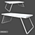 Modern Sled Coffee Table | Ivy Bronx Hoffman 3D model small image 2