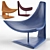 Modern Italian Luxury: Il Loft Giorgio Armchairs 3D model small image 1