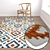 Luxury Carpet Set: High-Quality Textures 3D model small image 5