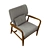 Aarhus Mid Century Armchair 3D model small image 6