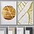 Abstract Modern Art Photo Frames 3D model small image 1