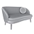 Gertie 2-Seater Modular Sofa 3D model small image 4