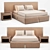 Luxury Visionnaire Double Bed Set 3D model small image 1