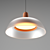 Elegant Terracotta Pendant Lamps 3D model small image 2