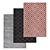 High-Quality Carpet Set with 3 Variants 3D model small image 1