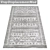 Luxury Carpet Set: High-Quality Textures for Close and Distant Perspectives 3D model small image 3