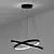 Sleek Design Pendant Lamp ULIGHT Haloin (2 Rings) 3D model small image 3