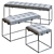 Kellen Upholstered Bench: Modern Design, Versatile Sizes 3D model small image 5