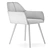 Elegant Cromwell Chair 3D model small image 3