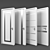 Sleek Vray Doors 3D model small image 4