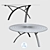 Modern Quandro Coffee Table 3D model small image 3