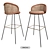 Sleek De Sede Bar Chair 3D model small image 2