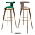 ErgoSense Moris Bar Chair 3D model small image 2