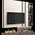 Modular TV Wall with High-Quality Textures | 3Ds Max, FBX 3D model small image 2