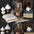 Vintage Decorative Set 3D model small image 1