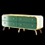 Emerald Elegance: Ellipse Chest of Drawers 3D model small image 2