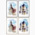 Diverse Wall Art Set with Frames 3D model small image 2