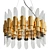 Elegant Tycho Round Suspension 3D model small image 1