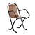 Sebel Ply Chair: Vintage Industrial Style 3D model small image 3