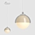 Sleek Agder One Pendant Lamp 3D model small image 1