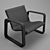 Elegant Nubi Poltrona Chair 3D model small image 4