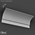 Elegant Medium-sized Cornice Moulding 3D model small image 2