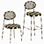 Drift Rattan Chairs: Modern Elegance for any Space 3D model small image 4