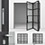  Modern Aluminum Door: Vray & Corona Compatible 3D model small image 1