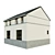 Modern Symmetrical House 3D model small image 2