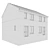 Modern Symmetrical House 3D model small image 3