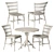 Sika Design Outdoor Dining Set 3D model small image 4