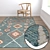 Luxury Rug Set: High-Quality Textures 3D model small image 5