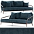 Elegant Ulivi Sofa: Doris 3D model small image 1